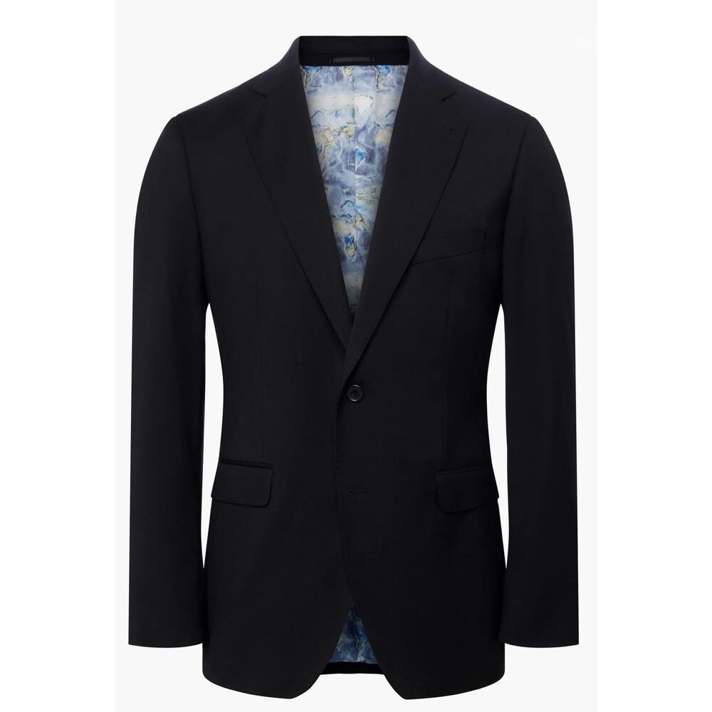 Alton Lane Blazer Sport Coat Mens 38S Black Tailored Fit 2 Button Lined - Picture 6 of 8